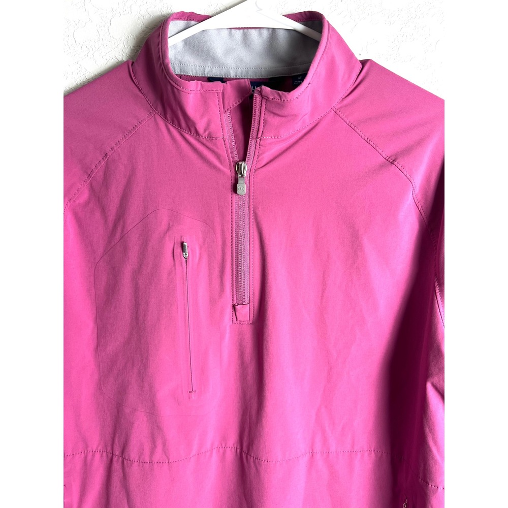 Peter Millar Crown Crafted Quarter Zip Pullover Jacket Size Med Golf Outdoors - Picture 10 of 11